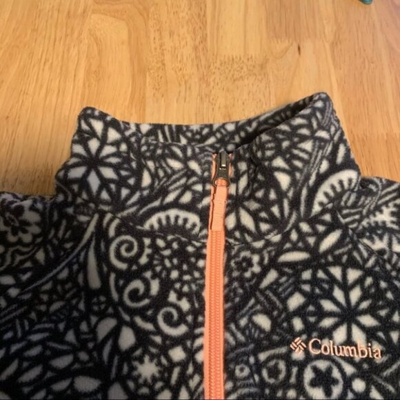 Girls Printed Columbia Zip Up Jacket Size Large - Picture 3 of 13